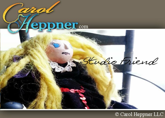 Primative doll by Carol Heppner LLC