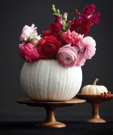 White Pumpkin Vase