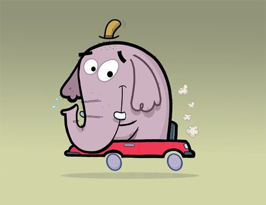 Elephant Move by Gary Swift